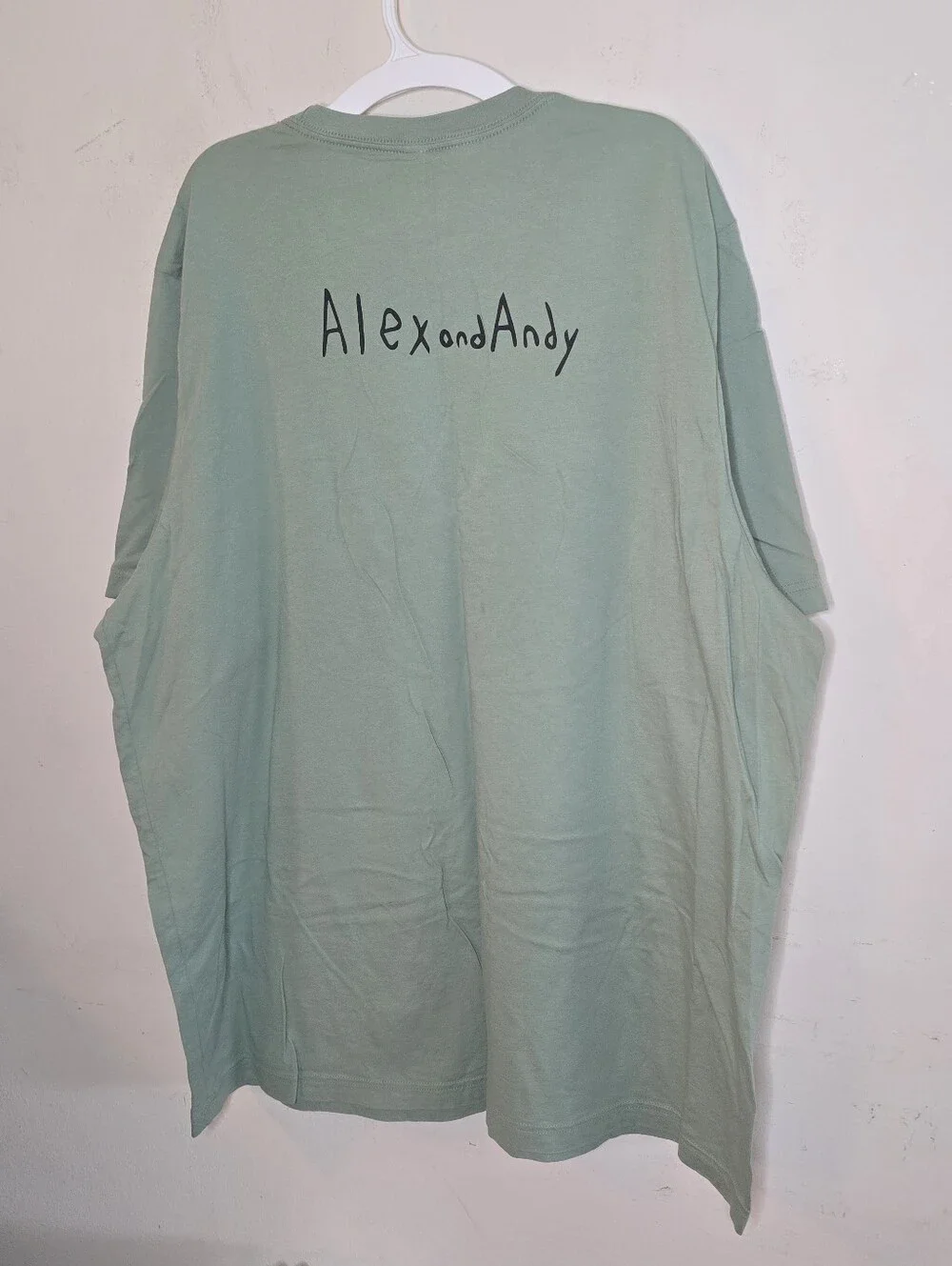 Alex and Andy Graphic Tee Unisex Size 3XL Green Mental Health Quote Cotton